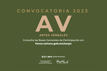 Convocatoria 2023 - Artes Verbales