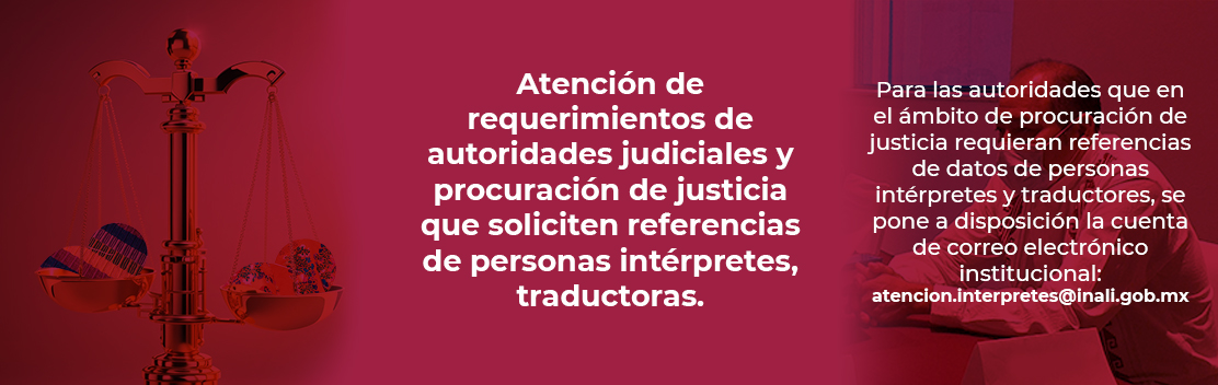 Solicitudes de referencias de intérpretes y traductores