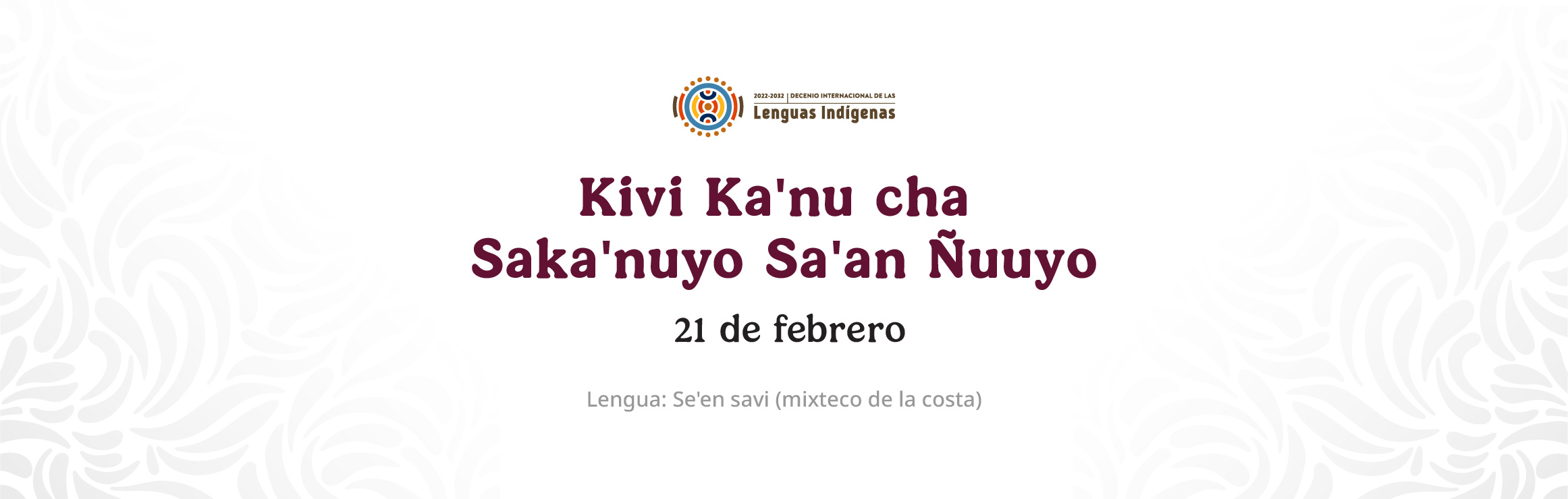 Dia Internacional de la lengua Materna 2026