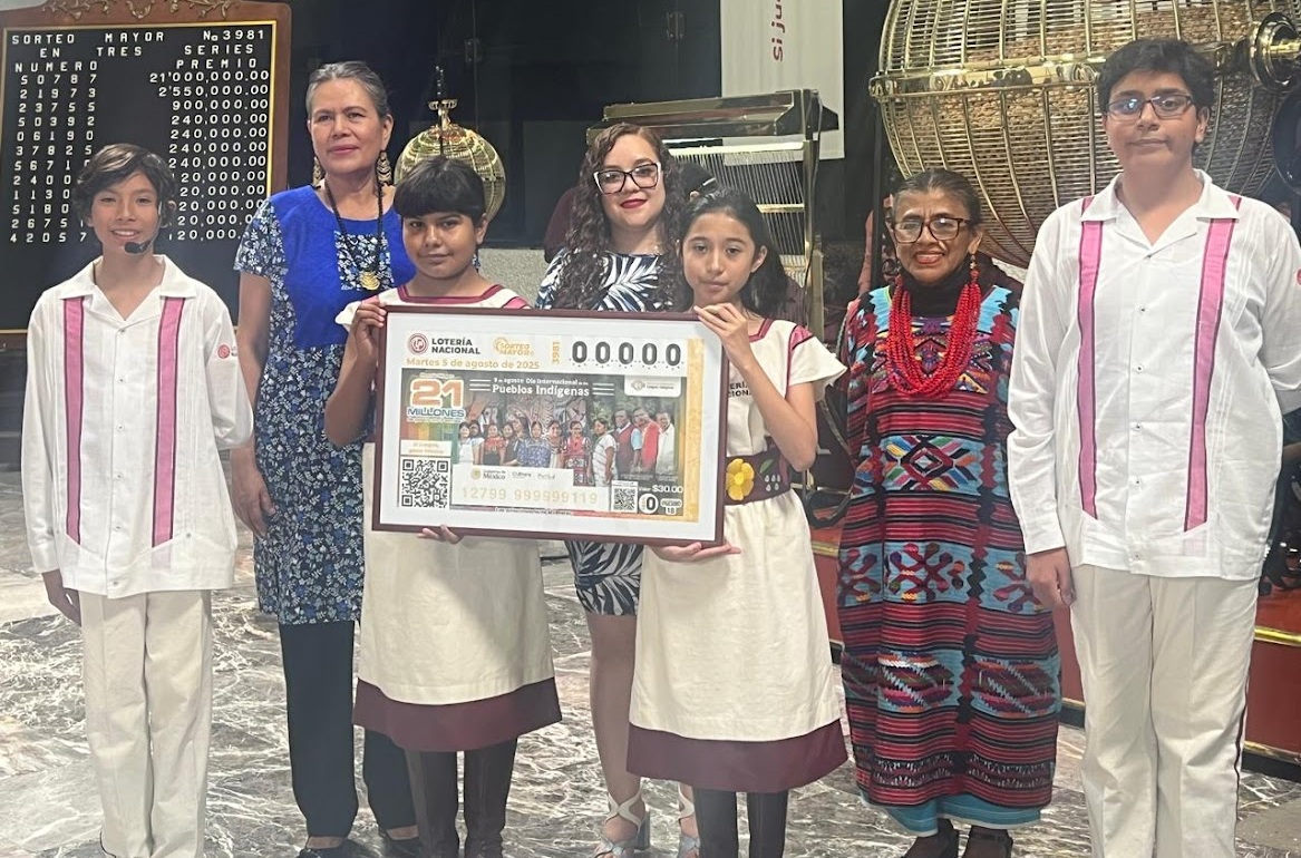 INALI Y LOTERÍA NACIONAL CONMEMORAN A LOS PUEBLOS INDÍGENAS CON SORTEO MAYOR