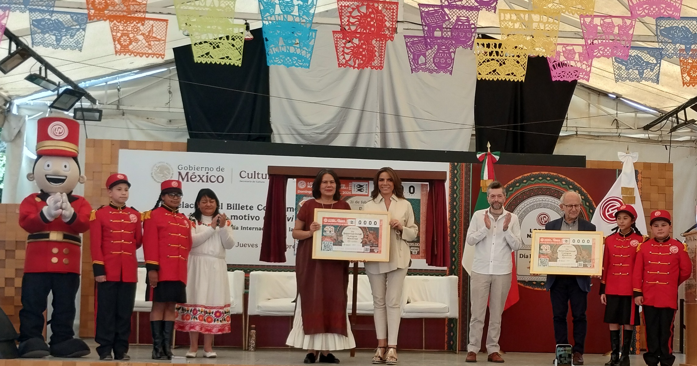 LOTERÍA NACIONAL E INALI PRESENTAN BILLETE CONMEMORATIVO DEL DÍA INTERNACIONAL DE LA LENGUA MATERNA QUE CELEBRA LA IDENTIDAD CULTURAL DE MÉXICO