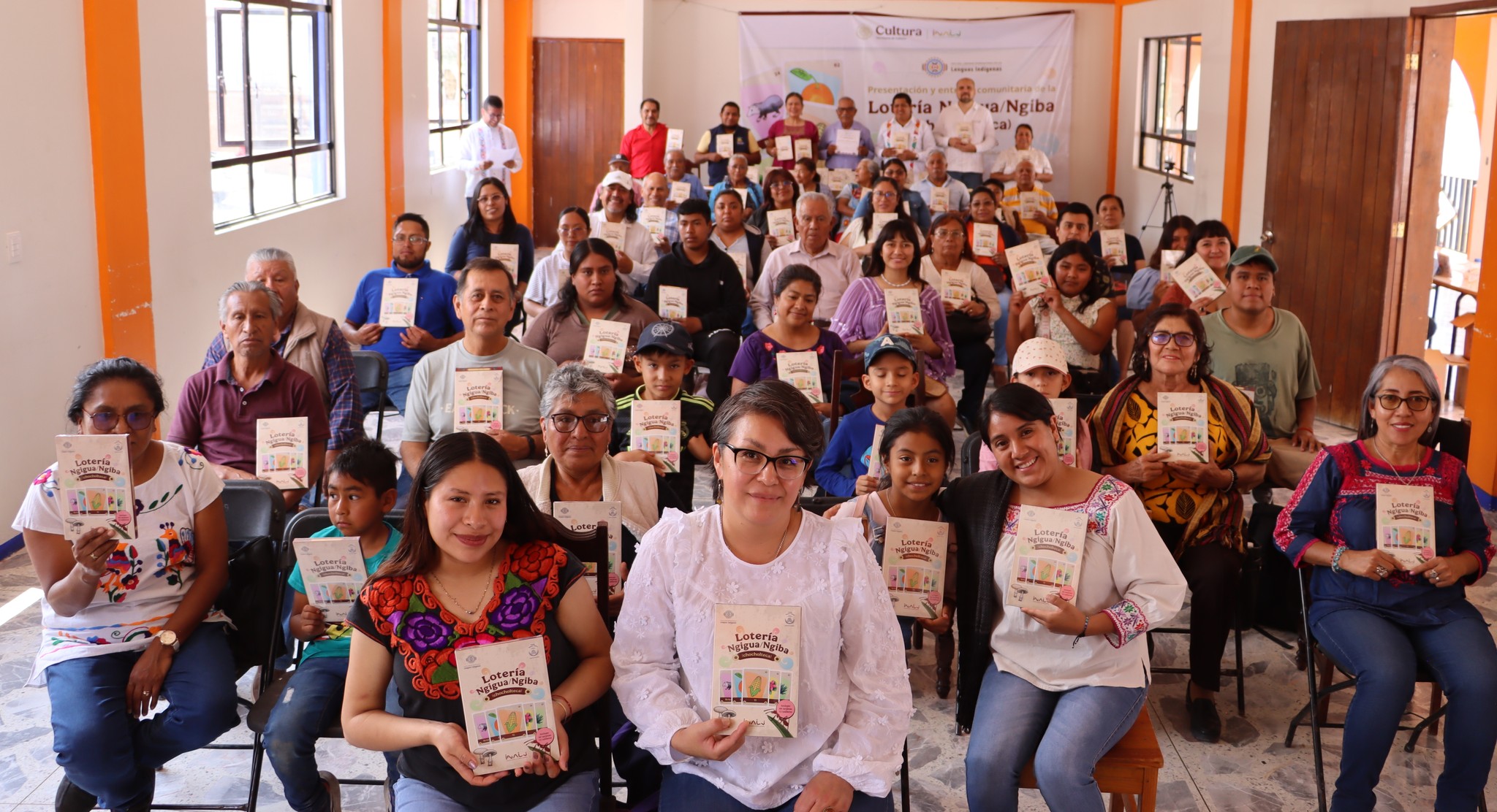INALI Y AUTORIDADES CHOCHOLTECAS REALIZAN LA ENTREGA COMUNITARIA DE LA LOTERÍA NGIGUA/NGIBA 